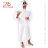 Fasching Scheich 1-tlg. Kostüm mit Kopfbedeckung Gr. XXL Araber Orient