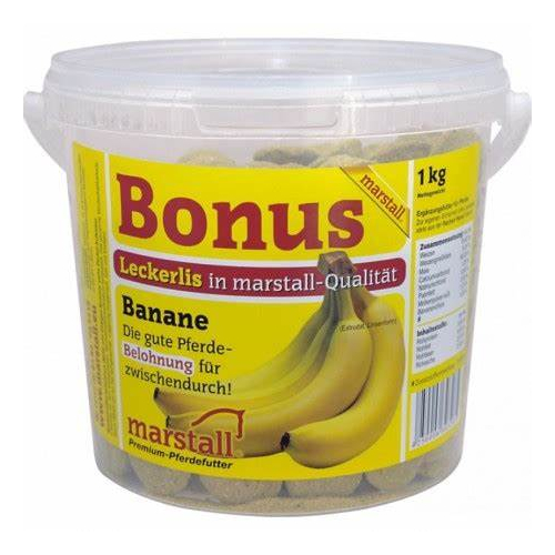 Marstall Leckerli Bonus Banane 1kg Eimer