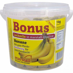 Marstall Leckerli Bonus Banane 1kg Eimer