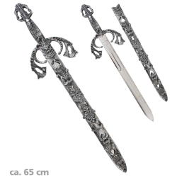 Fasching Schwert Ritter 1 Stück 65cm lang