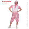 Fasching Baby Kostüm Overall mit Haube für Erwachsene rosa Gr. S