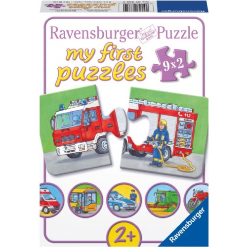 Ravensburger Puzzle Einsatzfahrzeuge  9x2 Teile