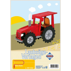 Pebaro Laubsägenvorlage Traktor 