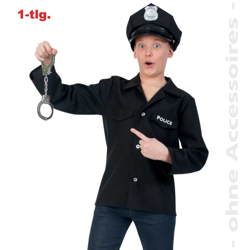 KarnevalsTeufel.de Kinder Kostüm SEK Weste Police Polizei  Sondereinsatzkommando Spezialeinheit (128): : Spielzeug
