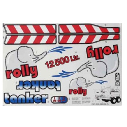Rolly Toys Ersatzteile: Aufkleber für rolly Tanker Güllefass
