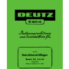 Betriebsanleitung + Ersatzteilliste Deutz Schlepper F2L 514/50