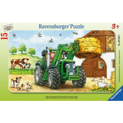 Ravensburger Puzzle Traktor auf dem Bauernhof 15 Teile