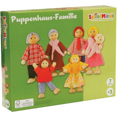 SpielMaus Puppenhaus Familie