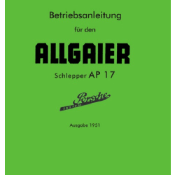 Betriebsanleitung Allgaier Schlepper AP 17  1....