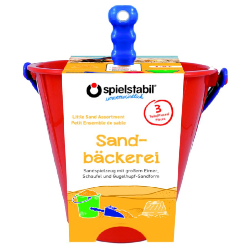 spielstabil Sandbäckerei Set mit Eimer Schaufel Form 7504