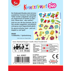 Amigo Kunterbunt Duo Kartenspiel 03957