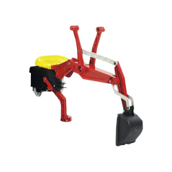 Rolly Toys Heckbagger rot für Unimog Traktor Schlepper...