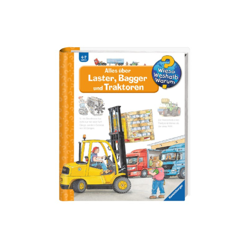 Ravensburger Buch WWW38 Alles über Laster Bagger und Traktoren