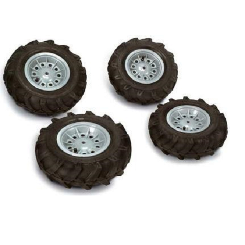 Rolly Toys Luftbereifung Luft Reifen für X-trac 2 x 310x95, 2 x 325x110 silber 409242