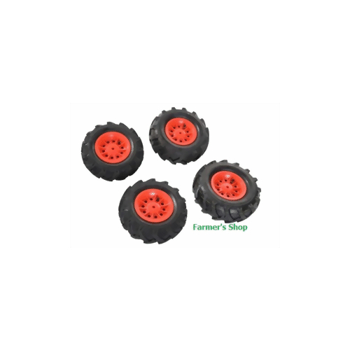 Rolly Toys Luftbereifung Luft Reifen für X-trac 2 x 310x95, 2 x 325x110 rot 409587