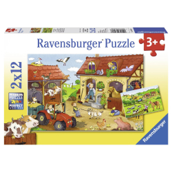Ravensburger Puzzle Fleißig auf dem Bauernhof...