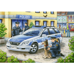 Puzzle: Polizei und Feuerwehr Puzzle 2x12 Teile