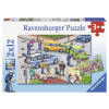 Ravensburger Puzzle: Mit Blaulicht unterwegs 2x12 Teile