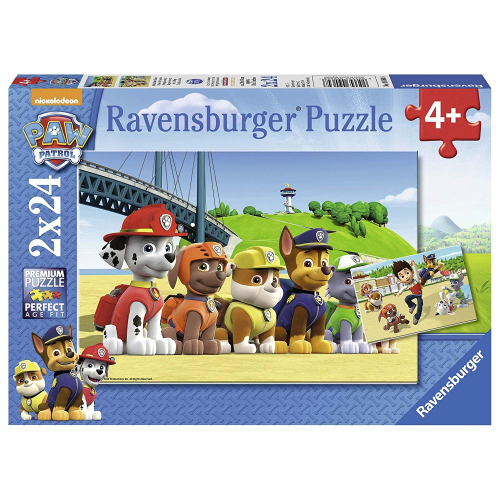 Ravensburger Puzzle PAW Patrol Heldenhafte Hunde 2 X 24 Teile 09064