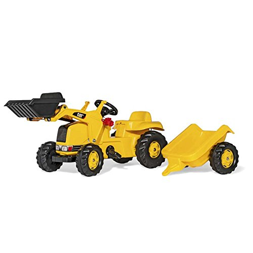 Rolly Toys rollyKid Traktor Caterpillar CAT mit Lader und Anhänger 023288