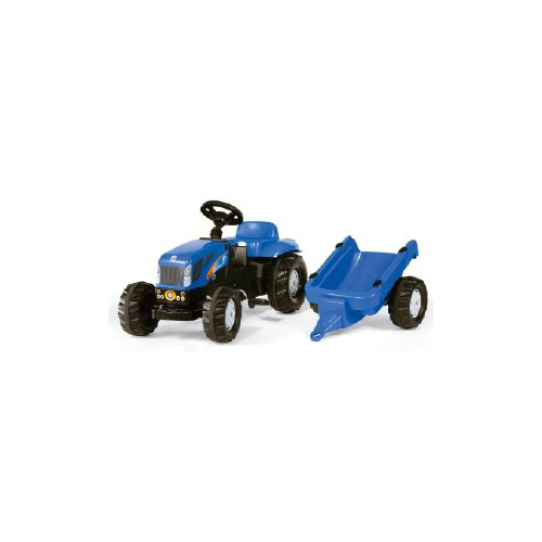 Rolly Toys rollyKid Traktor New Holland TVT 190 mit Anhänger 013074