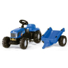 Rolly Toys rollyKid Traktor New Holland TVT 190 mit Anhänger 013074