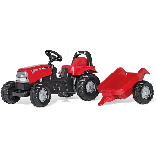 Rolly Toys Traktor rollyKid Case mit Anhänger rot 012411