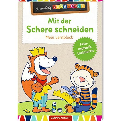 Buch Lernerfolg Vorschule: Mit der Schere schneiden - Lernblock