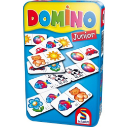 Schmidt Spiele Domino Junior Mitbringspiel in der Metalldose