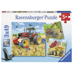 Ravensburger Puzzle Große Maschinen 3x49