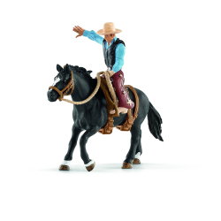 Schleich Saddle bronc riding mit Cowboy 41416