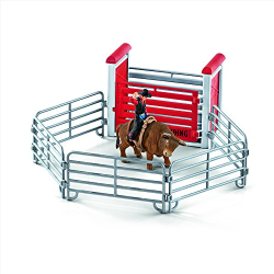 Schleich Bull riding mit Cowboy 41419