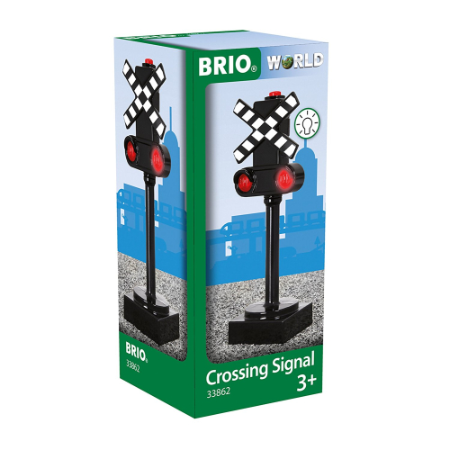 BRIO blinkendes Bahnsignal Ampel 33862