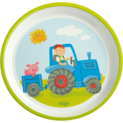 HABA Kindergeschirr Teller Traktor 302817
