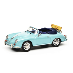 Schuco Porsche 356A Cabrio blau 1:43