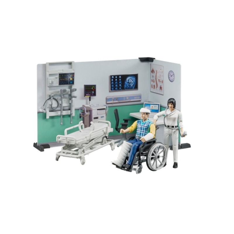 NEU & OVP bruder®   62711  bworld Krankenstation DHL Paketversand 