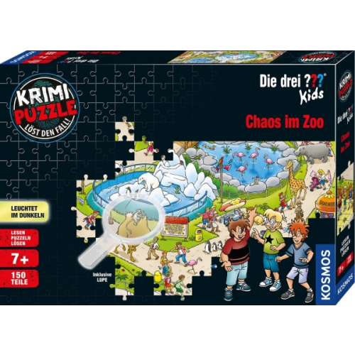 Kosmos Krimipuzzle ??? Kids 150 Teile / Chaos im Zoo