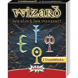 Amigo Wizard Kartenspiel Ersatzblock (2 Stück) 06902