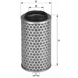 Unimog Actros Luftfilter für U400 U500