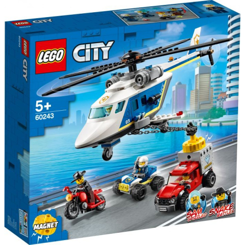 LEGO City Verfolgungsjagd Polizeihubschrauber 60243