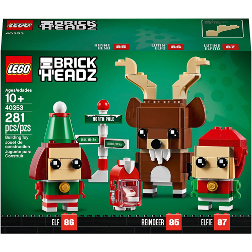 LEGO Brick Headz Rentier+Elfen 40353
