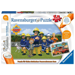 Ravensburger tiptoi Puzzle: Feuerwehrmann Sam 2x24