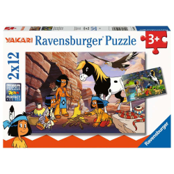 Ravensburger Puzzle: Unterwegs mit Yakari 2x12