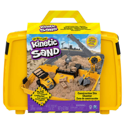 Kinetic Sand Koffer Folding Sandbox Baustelle