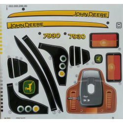 Rolly Toys Ersatzteile Aufkleber John Deere 7930