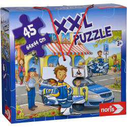 XXL Puzzle  Auf Streife mit der Polizei 45 Teile ab 3 Jahren
