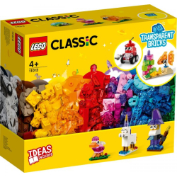 LEGO Classic Kreativ-Bauset durchsichtige Steine