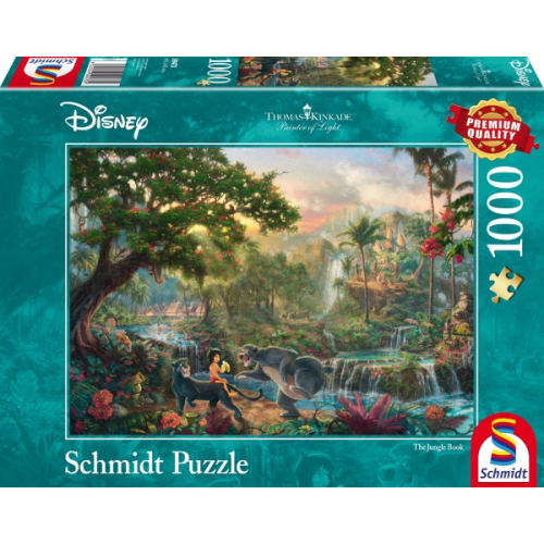 Schmidt Puzzle Kinkade Das Dschungelbuch 1000 Teile