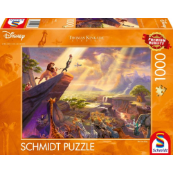 Schmidt Puzzle Kinkade Der König der Löwen 1000...