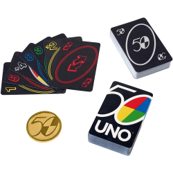 Mattel Kartenspiel UNO 50 Jahre Premium-Edition